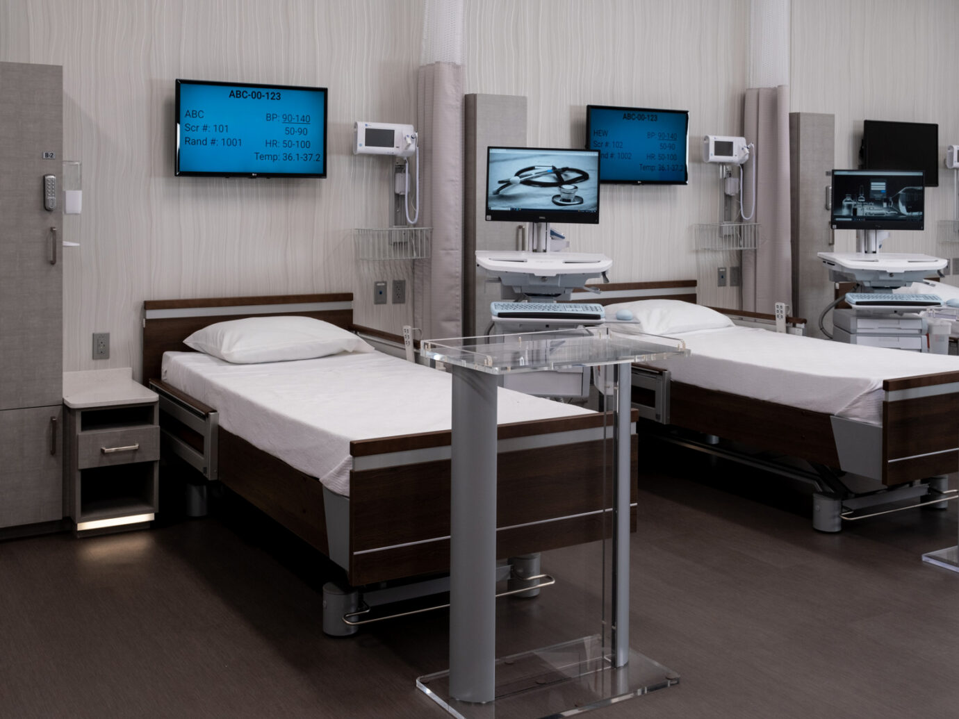 clinical trial room