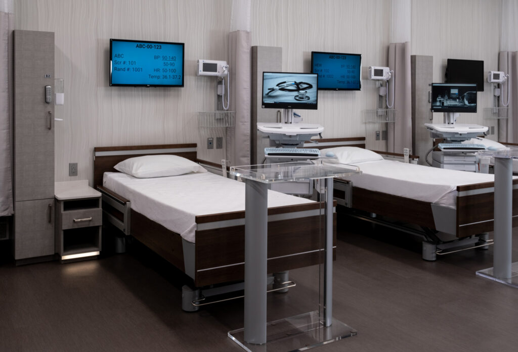 Clinical study volunteer beds for phase 1 clinical trials